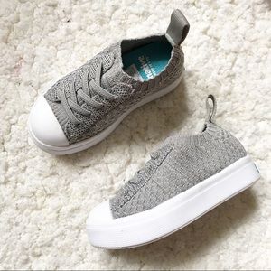 NATIVE Gray Jefferson 2.0 Liteknit Shoe 7c 7k 7